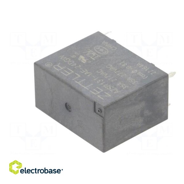 Relay: electromagnetic power | SPST-NO | Ucoil: 24VDC | 35A | PCB | 1.4W image 2