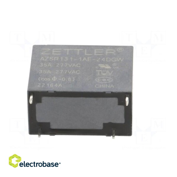 Relay: electromagnetic power | SPST-NO | Ucoil: 24VDC | 35A | PCB | 1.4W image 5