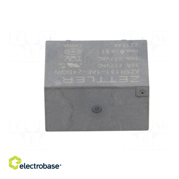 Relay: electromagnetic power | SPST-NO | Ucoil: 24VDC | 35A | PCB | 1.4W image 9