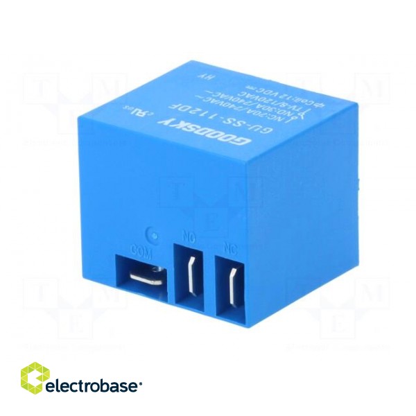 Relay: electromagnetic | SPDT | Ucoil: 12VDC | 30A | Mounting: PCB фото 2