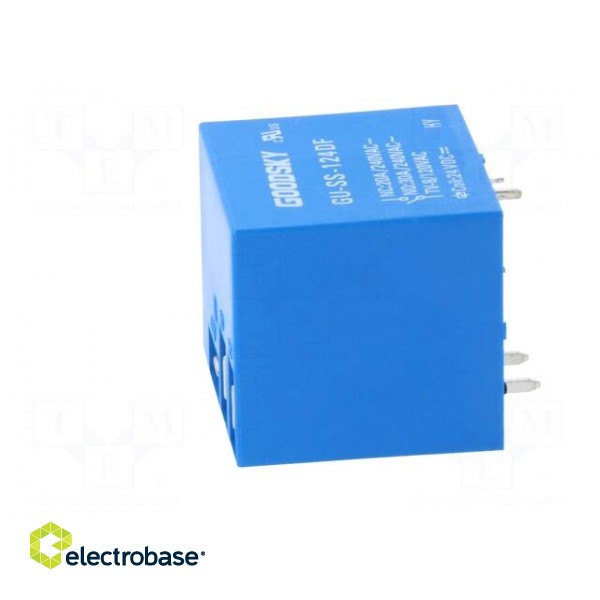 Relay: electromagnetic | SPDT | Ucoil: 24VDC | 30A | Mounting: PCB image 3