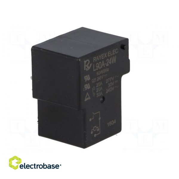 Relay: electromagnetic | SPDT | Ucoil: 24VDC | 30A | Series: L90 | 900mW image 8