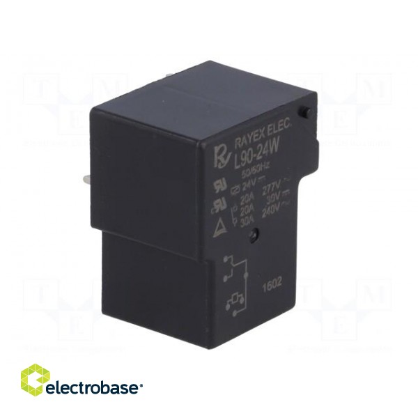 Relay: electromagnetic | SPDT | Ucoil: 24VDC | 30A | Series: L90 | 900mW image 8
