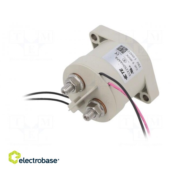 Relay: electromagnetic | SPST-NO | 250A | Ucoil min: 9VDC | screw type paveikslėlis 1