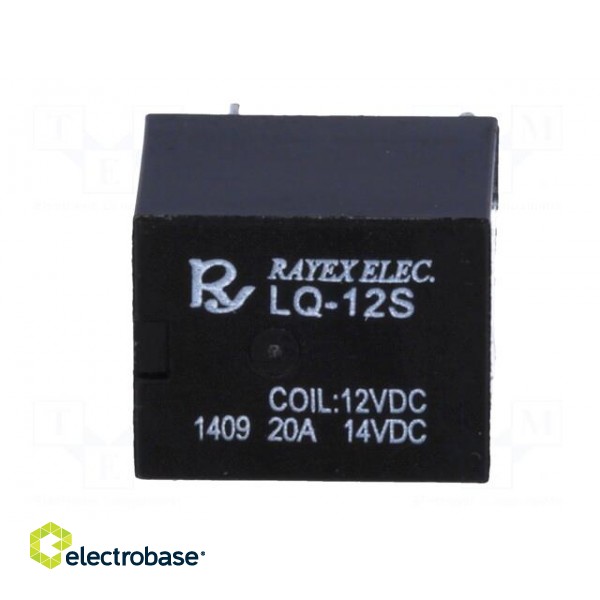 Relay: electromagnetic | SPDT | Ucoil: 12VDC | 20A | automotive | PCB фото 3