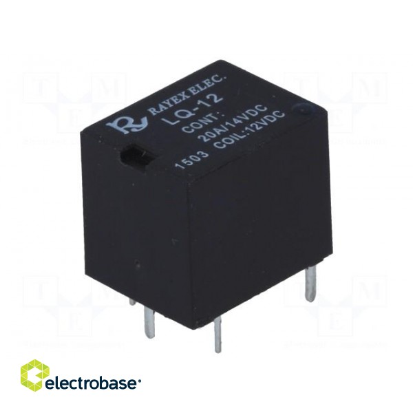 Relay: electromagnetic | SPDT | Ucoil: 12VDC | 20A | automotive | 6g фото 1