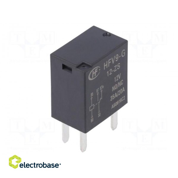 Relay: electromagnetic | SPDT | Ucoil: 12VDC | 35A | automotive | 124Ω image 1