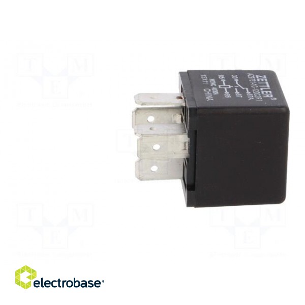 Relay: electromagnetic | SPDT | Ucoil: 12VDC | 40A | automotive | socket image 3