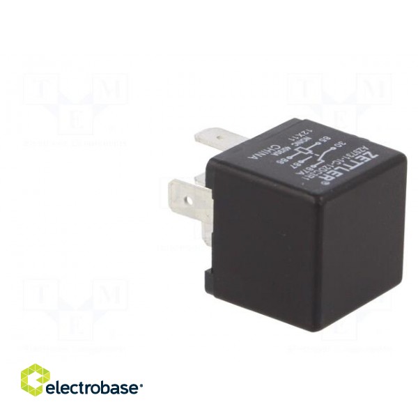 Relay: electromagnetic | SPDT | Ucoil: 12VDC | 40A | automotive | socket image 4