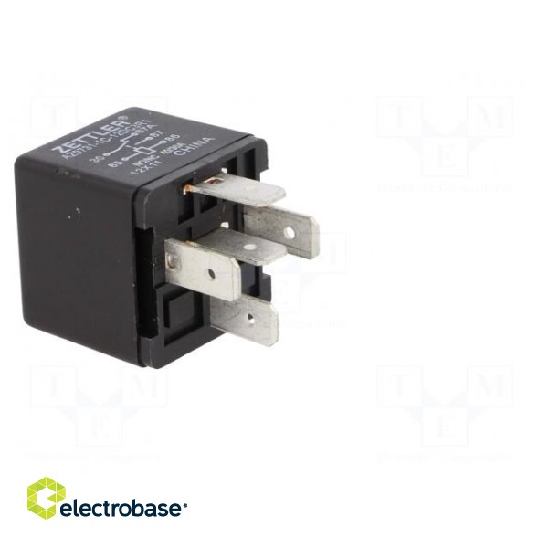 Relay: electromagnetic | SPDT | Ucoil: 12VDC | 40A | automotive | socket image 8