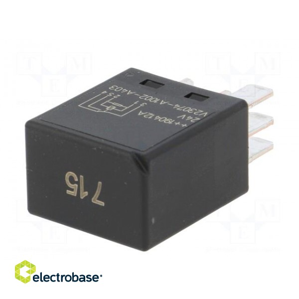 Relay: electromagnetic | SPDT | Ucoil: 24VDC | 20A | automotive | 430Ω image 6