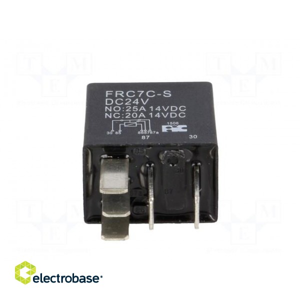 Relay: electromagnetic | SPDT | Ucoil: 24VDC | 25A | automotive | 1.5W image 5