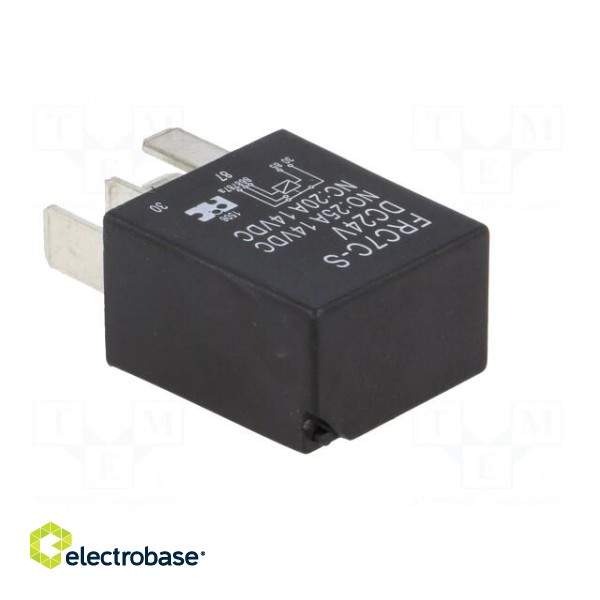 Relay: electromagnetic | SPDT | Ucoil: 24VDC | 25A | automotive | socket image 8