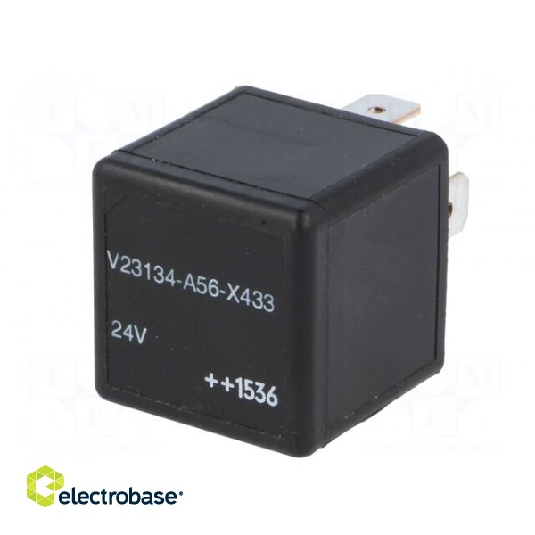 Relay: electromagnetic | SPDT | Ucoil: 24VDC | 45A | automotive | 268Ω image 2