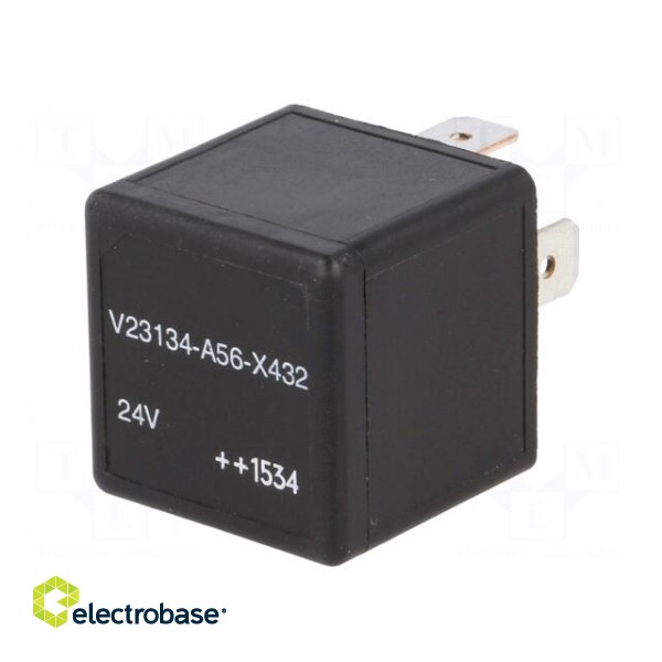 Relay: electromagnetic | SPDT | Ucoil: 24VDC | 45A | automotive | 268Ω image 2