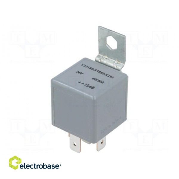 Relay: electromagnetic | SPDT | Ucoil: 24VDC | 60A | automotive image 1