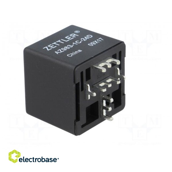 Relay: electromagnetic | SPDT | Ucoil: 24VDC | 60A | automotive | PCB фото 7