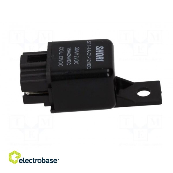 Relay: electromagnetic | SPST-NO | Ucoil: 12VDC | 30A | automotive image 3