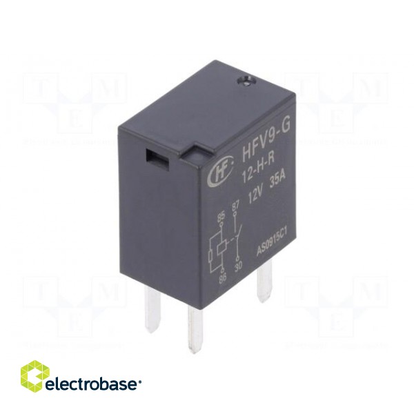 Relay: electromagnetic | SPST-NO | Ucoil: 12VDC | 35A | automotive фото 1