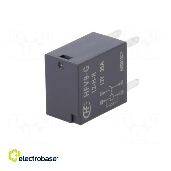 Relay: electromagnetic | SPST-NO | Ucoil: 12VDC | 35A | automotive фото 2