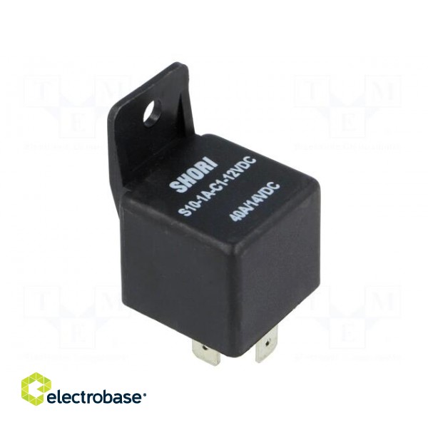 Relay: electromagnetic | SPST-NO | Ucoil: 12VDC | 40A | automotive image 1