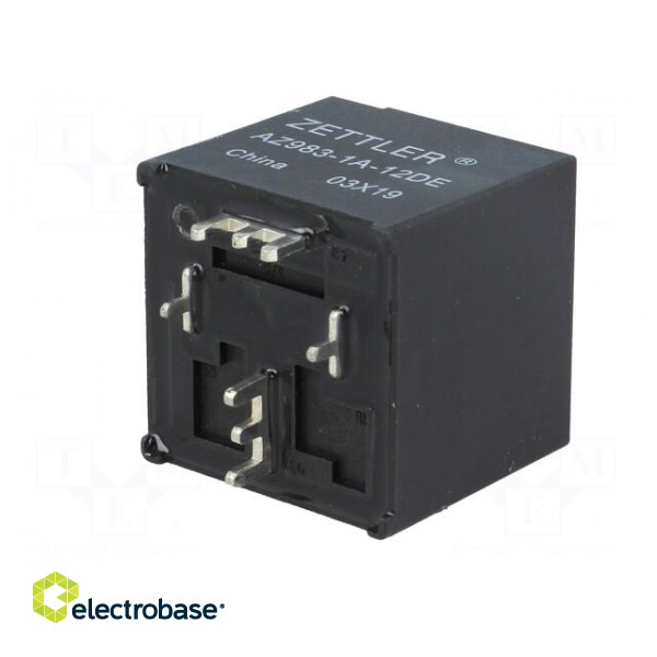 Relay: electromagnetic | SPST-NO | Ucoil: 12VDC | 80A | automotive image 2