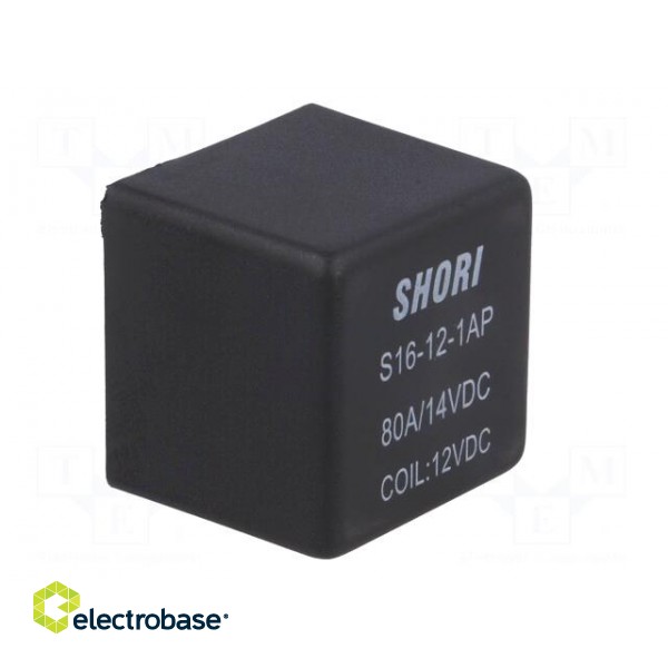 Relay: electromagnetic | SPST-NO | Ucoil: 12VDC | 80A | automotive фото 8