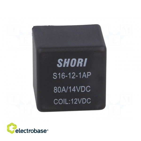 Relay: electromagnetic | SPST-NO | Ucoil: 12VDC | 80A | automotive фото 9