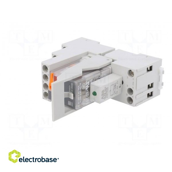 Relay: interface | 4PDT | Ucoil: 24VAC | for DIN rail mounting фото 2