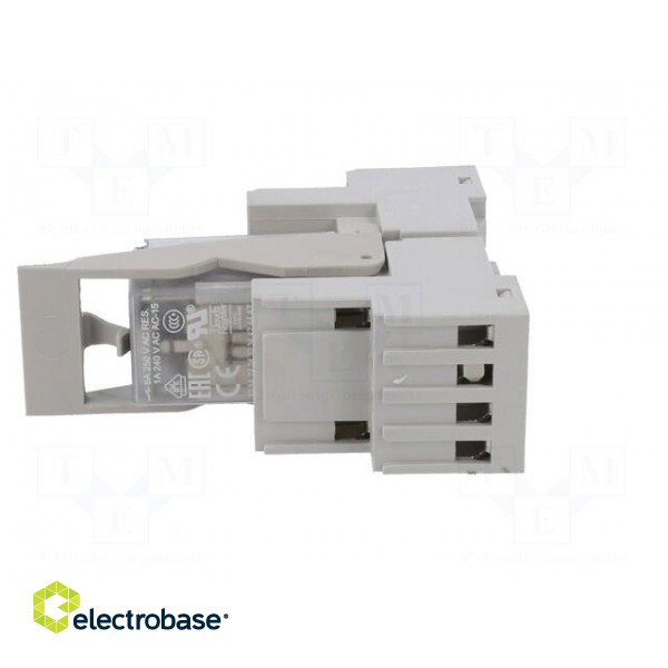 Relay: interface | 4PDT | Ucoil: 24VDC | for DIN rail mounting фото 3