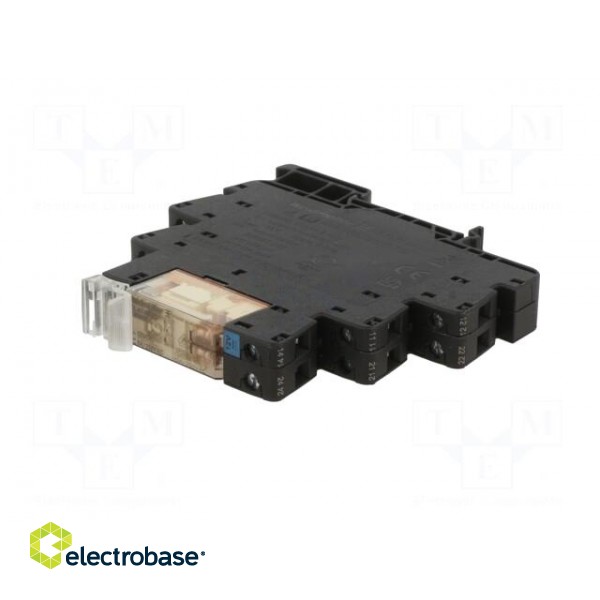 Relay: interface | DPDT | Ucntrl: 12VDC | 8A | for DIN rail mounting image 2