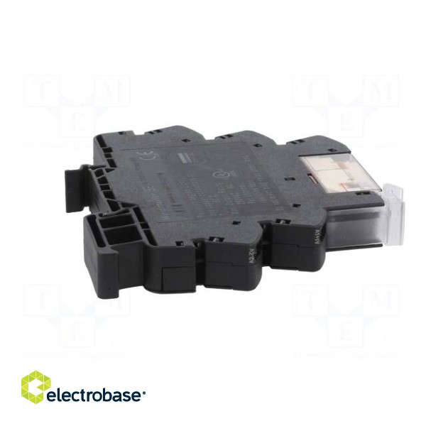 Relay: interface | DPDT | Ucntrl: 24VDC | 8A | for DIN rail mounting image 7