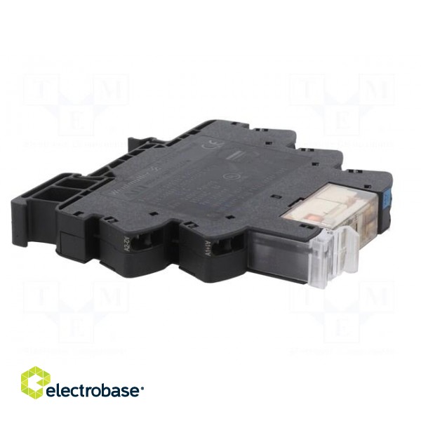Relay: interface | DPDT | Ucntrl: 24VDC | 8A | for DIN rail mounting paveikslėlis 8