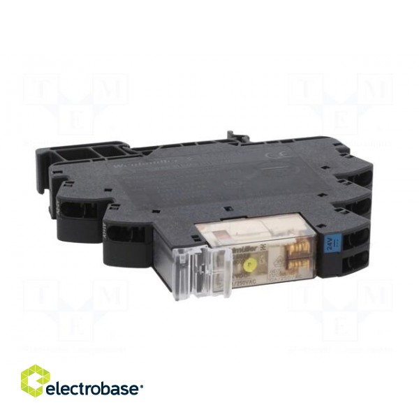 Relay: interface | DPDT | Ucntrl: 24VDC | 8A | for DIN rail mounting paveikslėlis 9