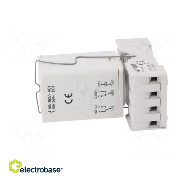 Relay: interface | DPDT | Ucoil: 110VDC | 10A | 10A/250VAC | 10A/24VDC image 3