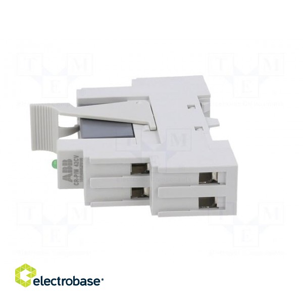 Relay: interface | DPDT | Ucoil: 110VDC | for DIN rail mounting image 3