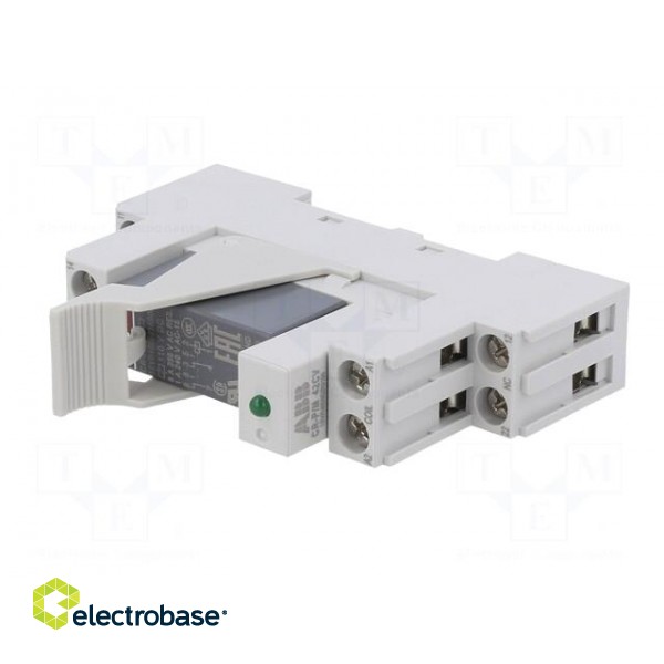 Relay: interface | DPDT | Ucoil: 110VDC | for DIN rail mounting фото 2