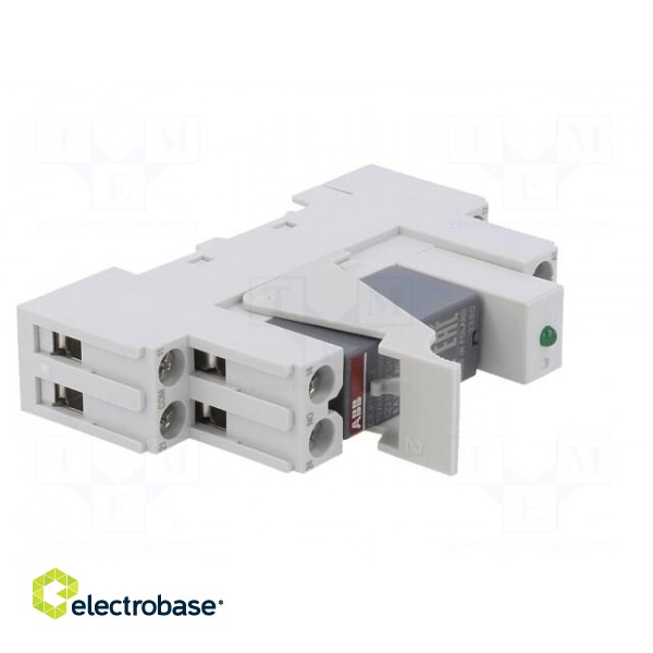 Relay: interface | DPDT | Ucoil: 110VDC | for DIN rail mounting image 8