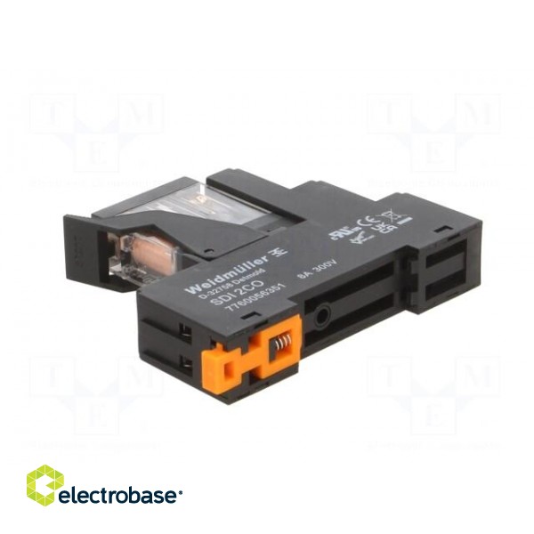 Relay: interface | DPDT | Ucoil: 230VAC | 5A | for DIN rail mounting фото 4
