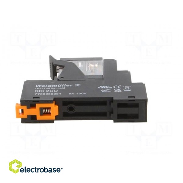 Relay: interface | DPDT | Ucoil: 230VAC | 5A | for DIN rail mounting фото 5