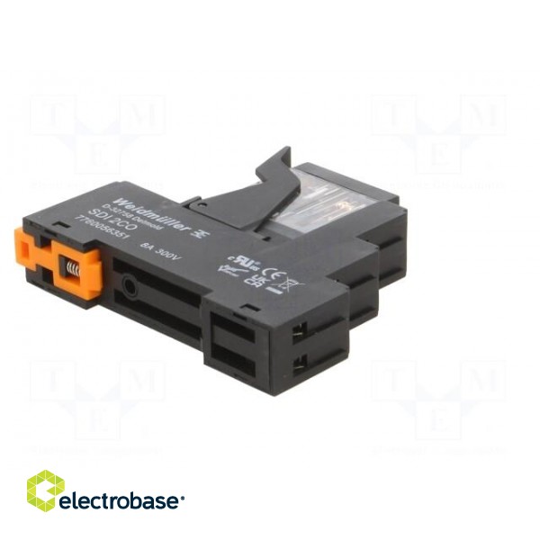 Relay: interface | DPDT | Ucoil: 230VAC | 5A | for DIN rail mounting paveikslėlis 6