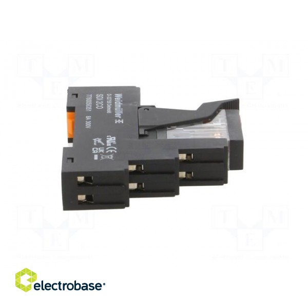 Relay: interface | DPDT | Ucoil: 230VAC | 5A | for DIN rail mounting фото 7