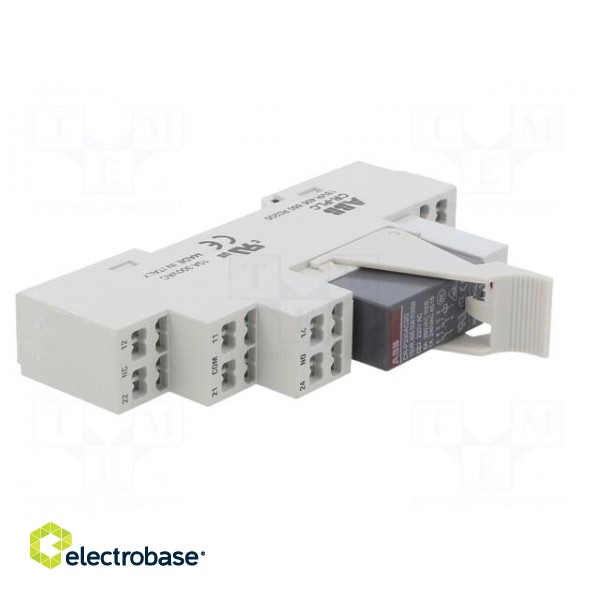 Relay: interface | DPDT | Ucoil: 230VAC | for DIN rail mounting paveikslėlis 8