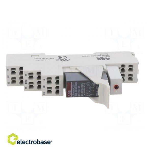 Relay: interface | DPDT | Ucoil: 230VAC | for DIN rail mounting paveikslėlis 9