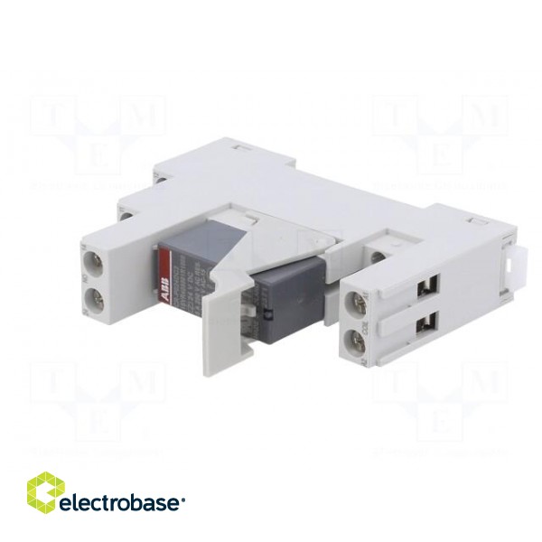 Relay: interface | DPDT | Ucoil: 24VDC | for DIN rail mounting image 2