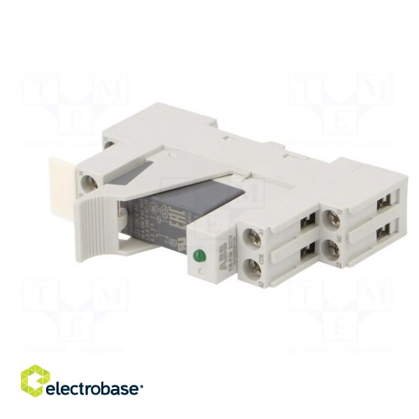 Relay: interface | SPDT | Ucoil: 120VAC | for DIN rail mounting image 2