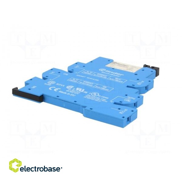 Relay: interface | SPDT | Ucoil: 230VAC | 6A | 6A/250VAC | Mounting: DIN image 6