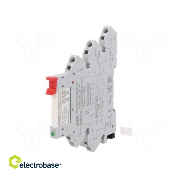 Relay: interface | SPDT | Ucoil: 230VAC,230VDC | Series: CR-S image 1