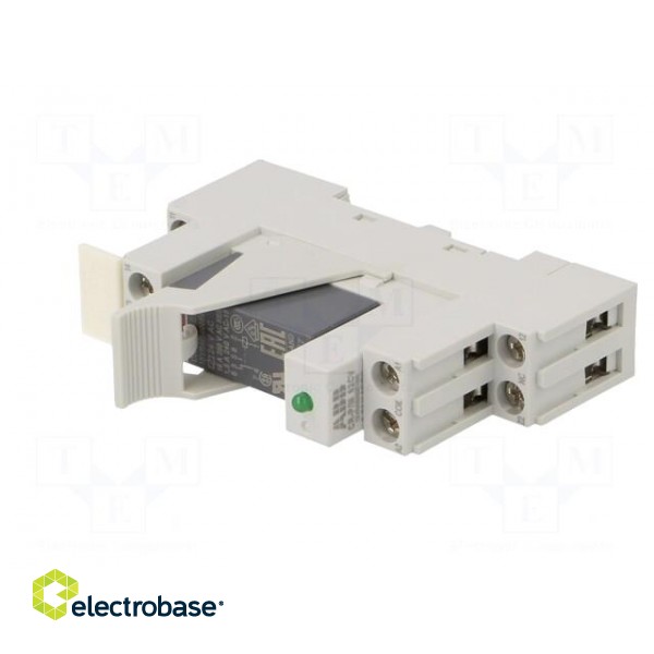 Relay: interface | SPDT | Ucoil: 24VAC | for DIN rail mounting image 2
