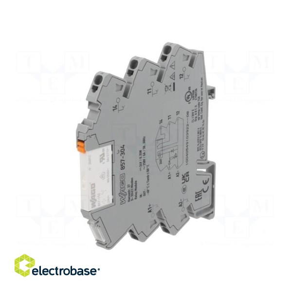 Relay: interface | SPDT | Ucoil: 24VDC | 6A | 6A/250VAC paveikslėlis 1